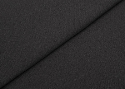 Фото ткани Шерстяная ткань с шелком, цвет - черный