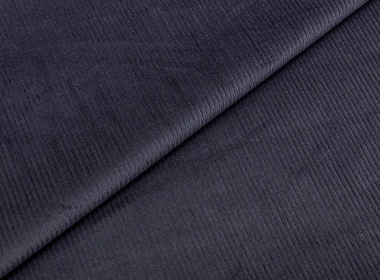 Фото ткани Хлопковый вельвет тип Loro Piana, цвет - синий