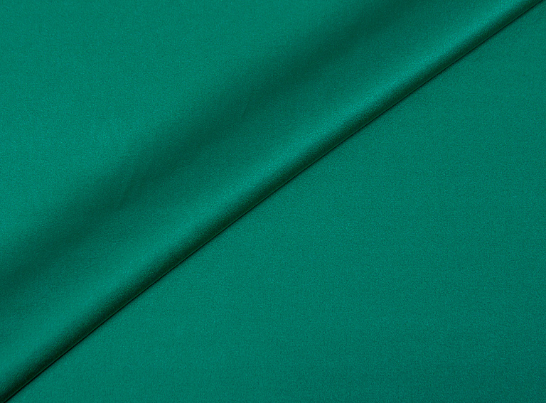 Фото ткани Атласная ткань, цвет - зеленый