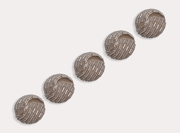 Фото ткани Пуговица, цвет - серый