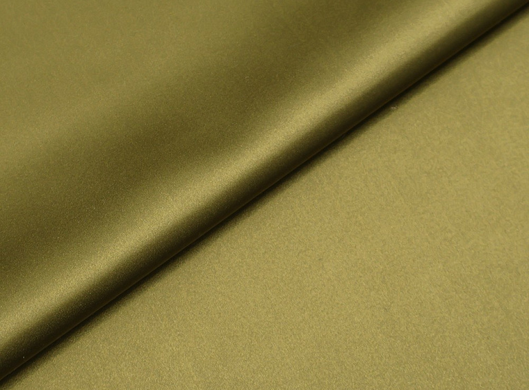Фото ткани Натуральный шелк, цвет - зеленый