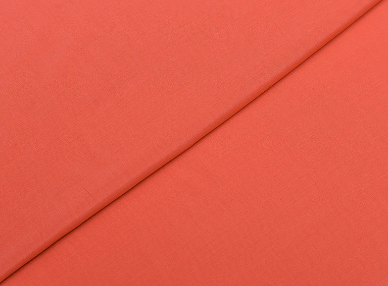 Фото ткани Батист, цвет - коралловый