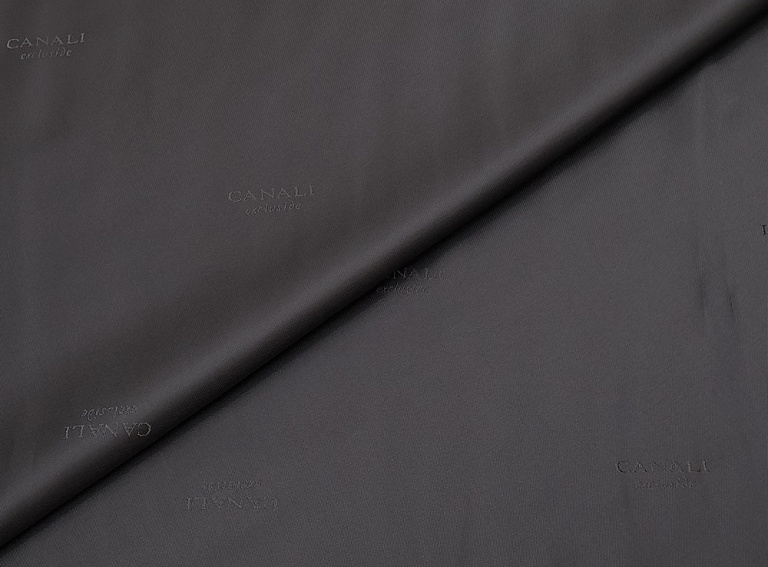 Фото ткани Подкладочная ткань тип Canali, цвет - синий и темно-синий