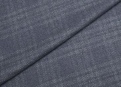 Фото ткани Кашемировая ткань тип Ermenegildo Zegna с рисунком, цвет - синий и клетка