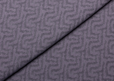 Фото ткани Вискоза тип Etro с рисунком, цвет - черный и сиреневый