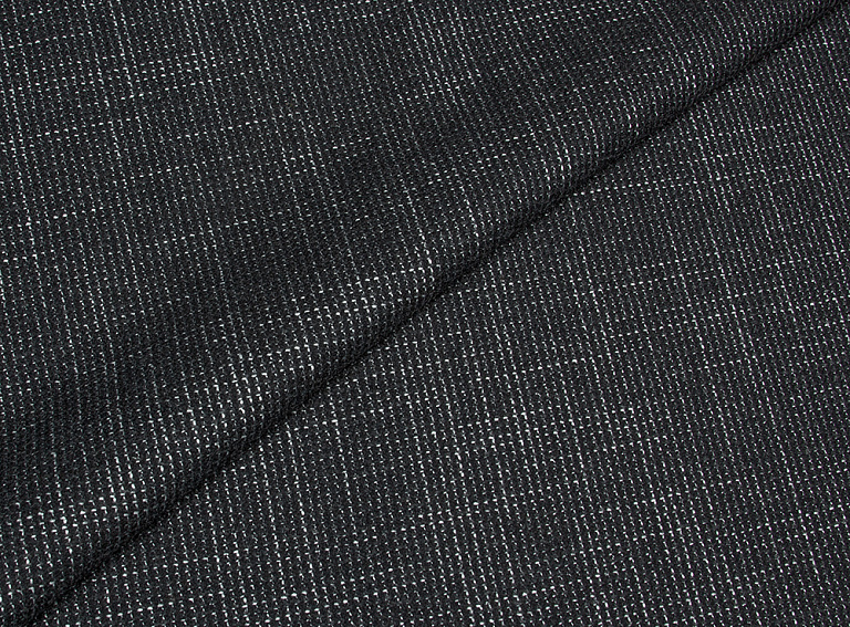 Фото ткани Кашемировая ткань тип Loro Piana, цвет - белый и черный