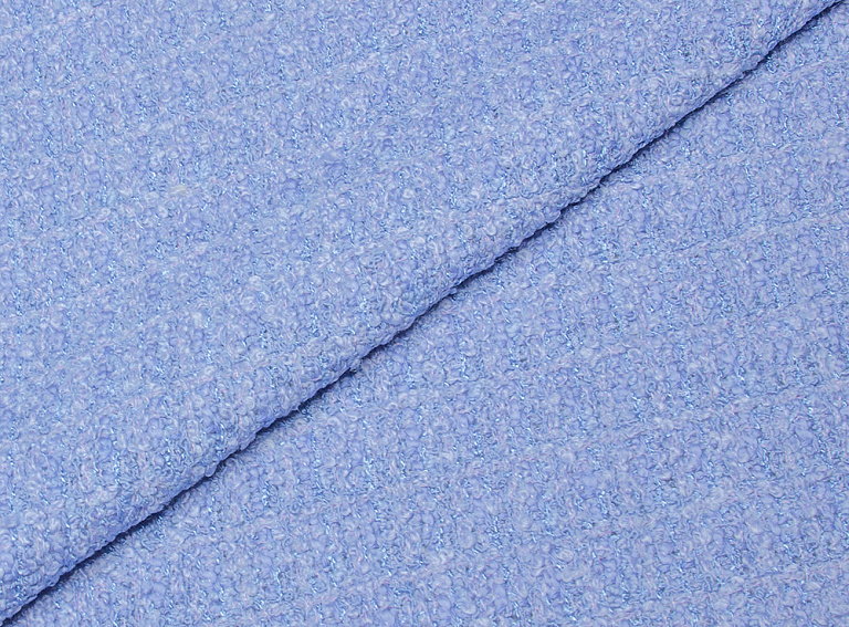 Фото ткани Шерстяная ткань тип Valentino, цвет - голубой и сиреневый