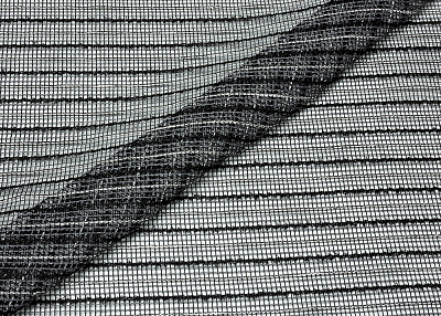 Фото ткани Сетка тип Gucci, цвет - черный и серебро