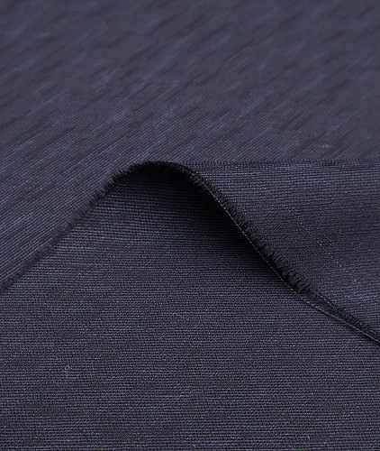Шерстяная ткань тип Armani, цвет - синий и темно-синий. Изображение 2