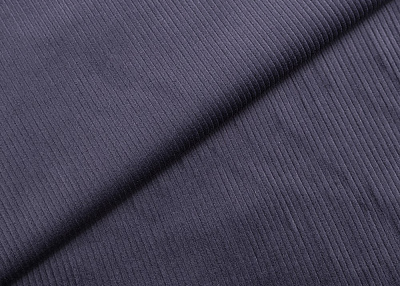 Фото ткани Хлопковый вельвет, цвет - темно-синий