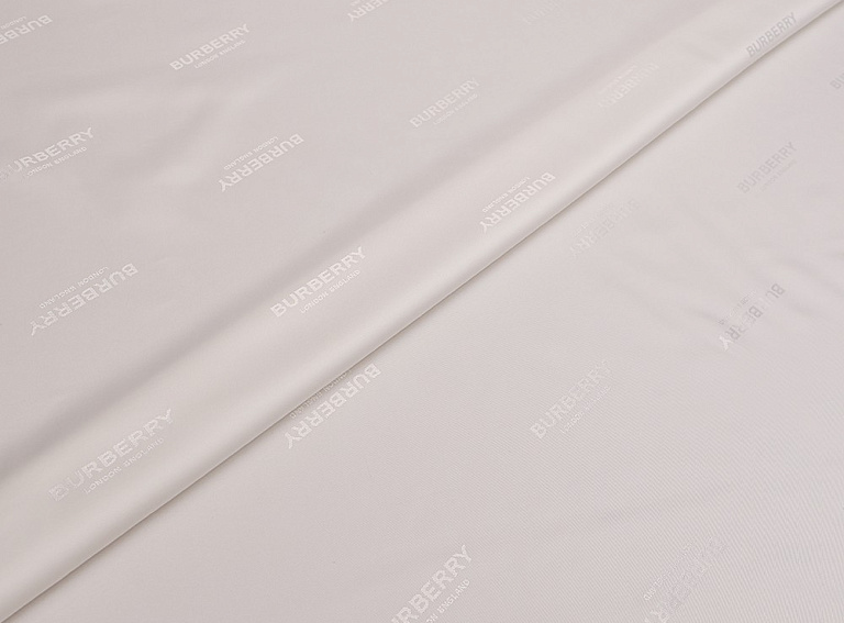 Фото ткани Подкладочная ткань тип Burberry, цвет - белый
