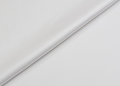 Фото ткани Атласный шелк, цвет - белый