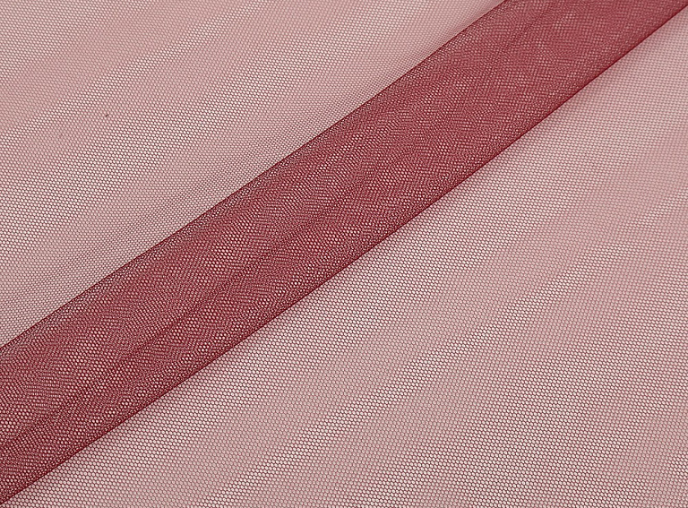 Фото ткани Сетка, цвет - бордовый