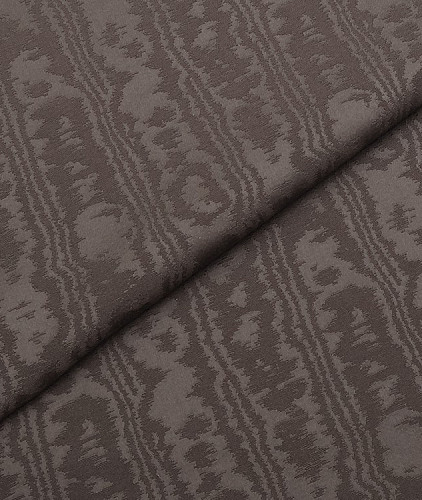 Жаккард с муаром тип Chanel, цвет - коричневый. Изображение 1