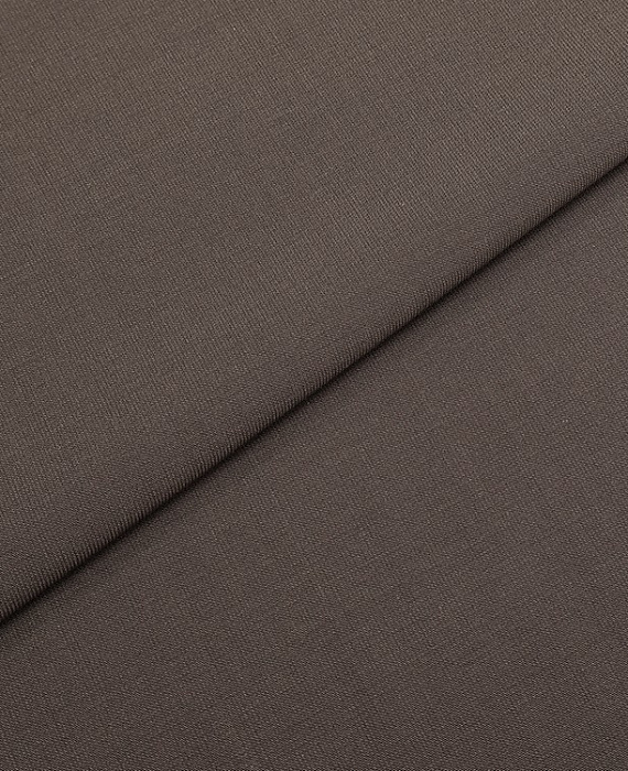 Шелковая органза тип Ermenegildo Zegna, цвет - коричневый. Изображение 1