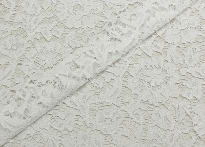 Фото ткани Хлопковое кружево, цвет - белый