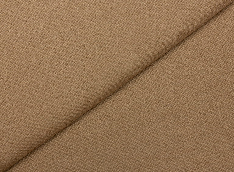 Фото ткани Шерстяной трикотаж тип Brunello Cucinelli (дубль), цвет - бежевый, молочный, меланж