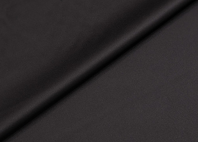 Фото ткани Атласный шелк, цвет - черный
