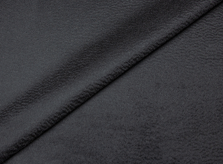 Фото ткани Кашемировая ткань тип Loro Piana, цвет - черный