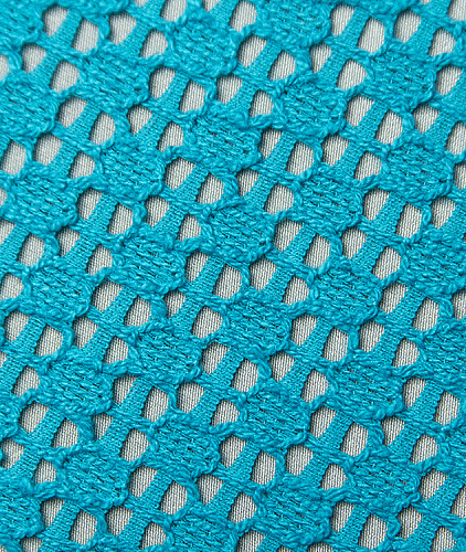 Вискоза тип Missoni, цвет - бирюзовый. Изображение 5