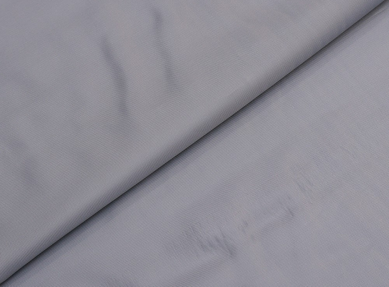 Фото ткани Подкладочная ткань, цвет - серо-голубой