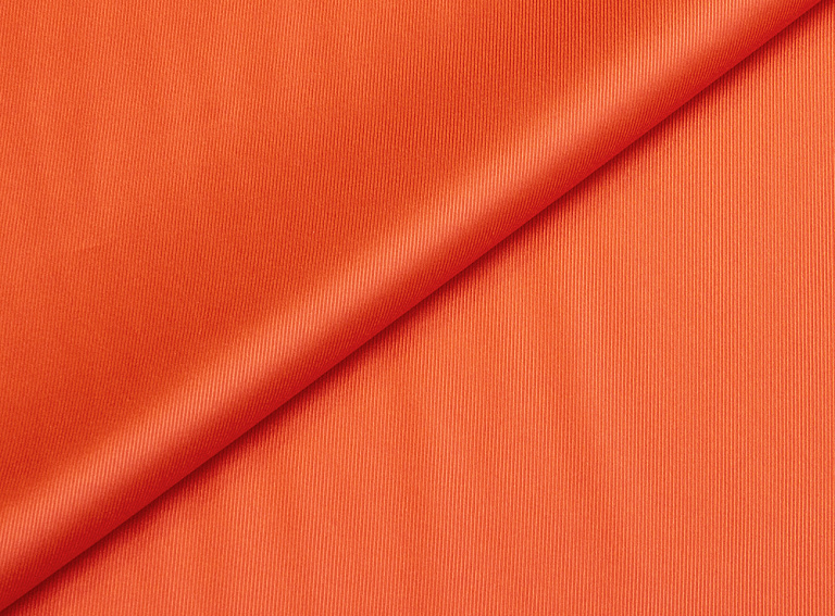 Фото ткани Подкладочная ткань, цвет - оранжевый