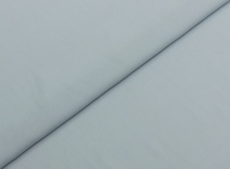 Фото ткани Шифон, цвет - серо-голубой