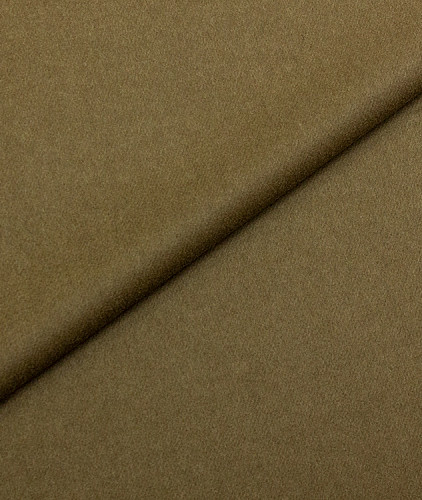 Кашемировая ткань тип Loro Piana, цвет - хаки. Изображение 1