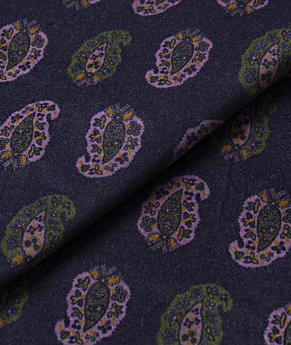 Etro, цвет - фиолетовый и пейсли. Изображение 1