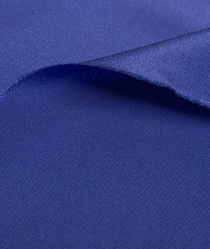 Натуральный шелк тип Etro, цвет - электрик, белый, черный, синий, цветы (КУПОН). Изображение 5
