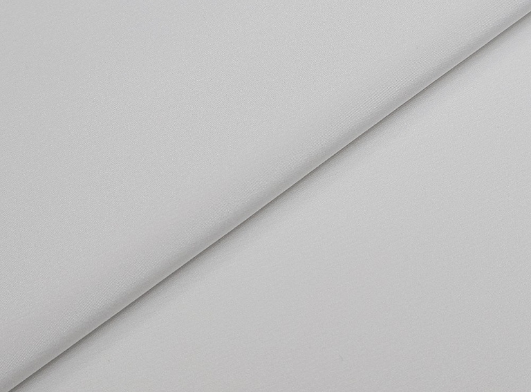 Фото ткани Натуральный шелк (крепдешин), цвет - белый