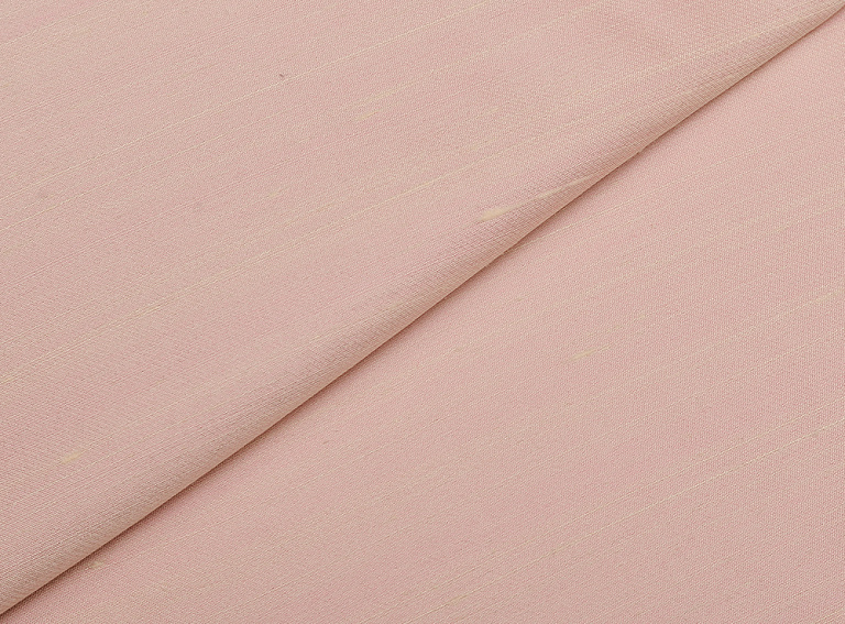 Фото ткани Натуральный шелк (чесуча), цвет - розовый