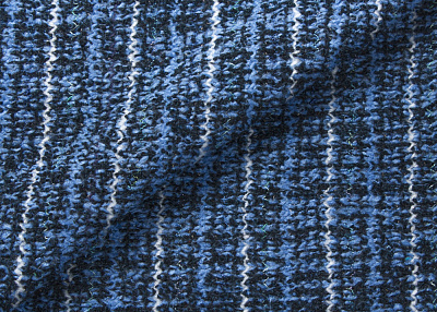 Фото ткани Вязаное шерстяное полотно, цвет - синий