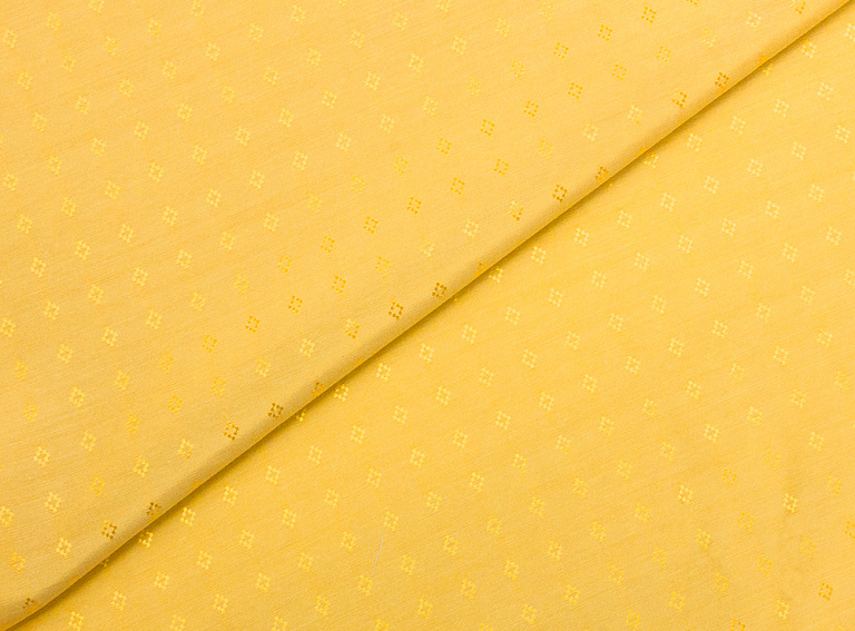 Фото ткани Подкладочная ткань, цвет - желтый с рисунком