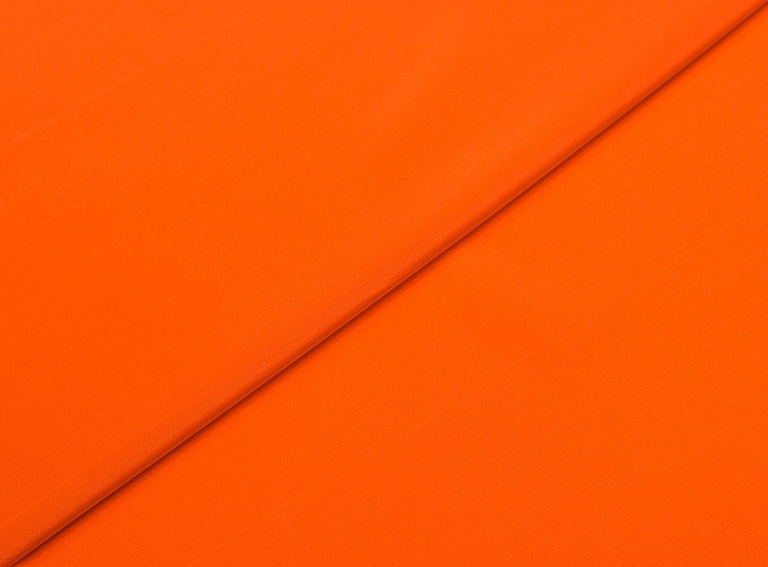 Фото ткани Вискоза со льном, цвет - ярко-оранжевый