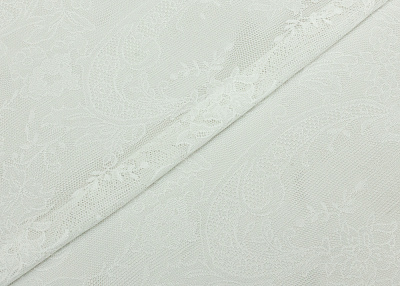 Фото ткани Кружево, цвет - белый и молочный