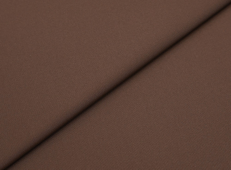 Фото ткани Натуральный шелк (репсовый), цвет - коричневый