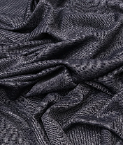 Трикотаж стиль Loro Piana (дабл), цвет - синий и темно-синий. Изображение 3