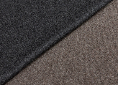 Фото ткани Шерсть викуньи с кашемиром (дабл), цвет - коричневый и черный