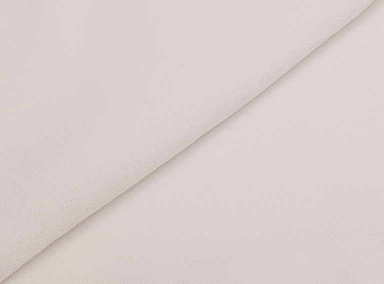 Фото ткани Льняная ткань, цвет - белый