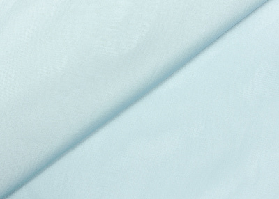 Фото ткани Шелковая органза, цвет - голубой