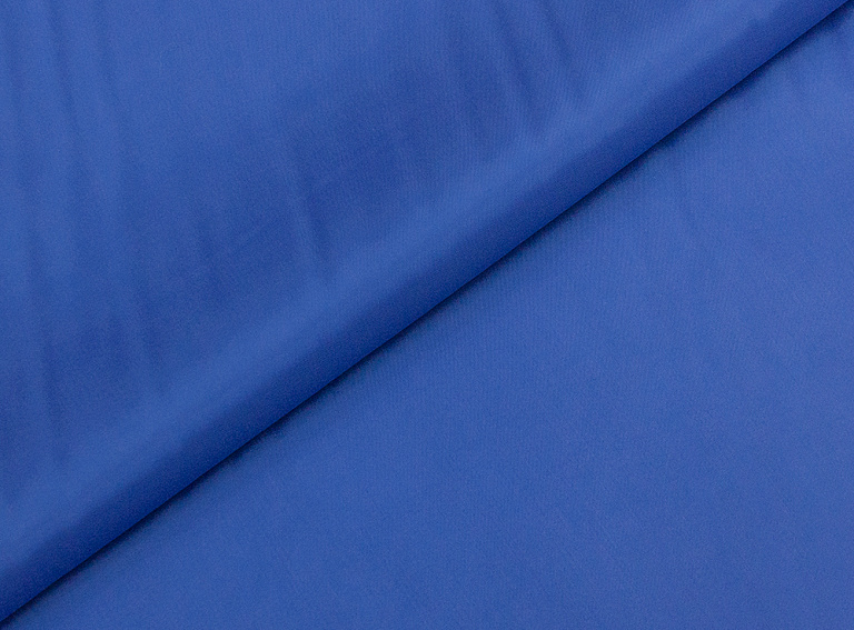 Фото ткани Подкладочная ткань, цвет - синий, электрик
