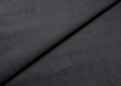 Фото ткани Однотонный  бархат, цвет - черный