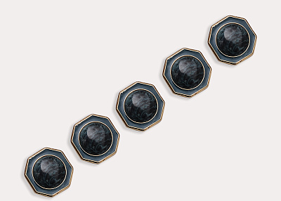 Фото ткани Пуговица, цвет - синий