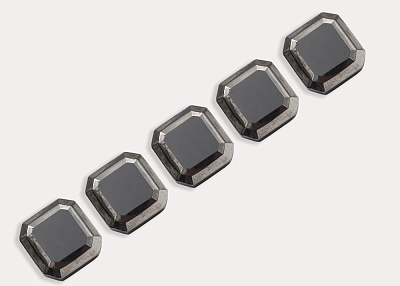 Фото ткани Пуговица (пластик), цвет - черный