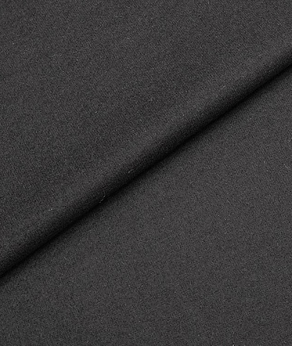 Трикотаж кашемир (дабл) тип Ermenegildo Zegna, цвет - черный. Изображение 1