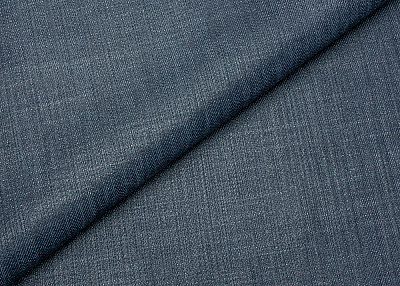 Фото ткани Джинса блестящая, цвет - темно-синий
