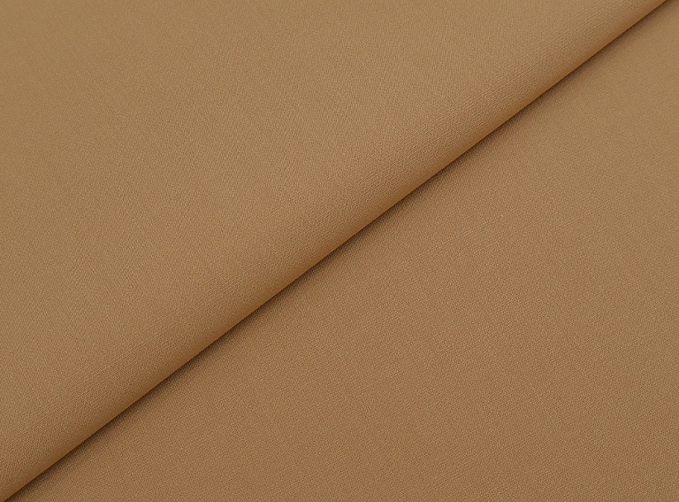 Фото ткани Шерстяная ткань с эластаном, цвет - кэмел