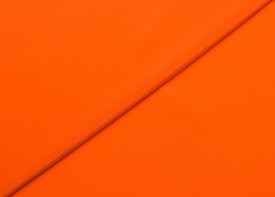 Фото ткани Вискоза со льном, цвет - ярко-оранжевый