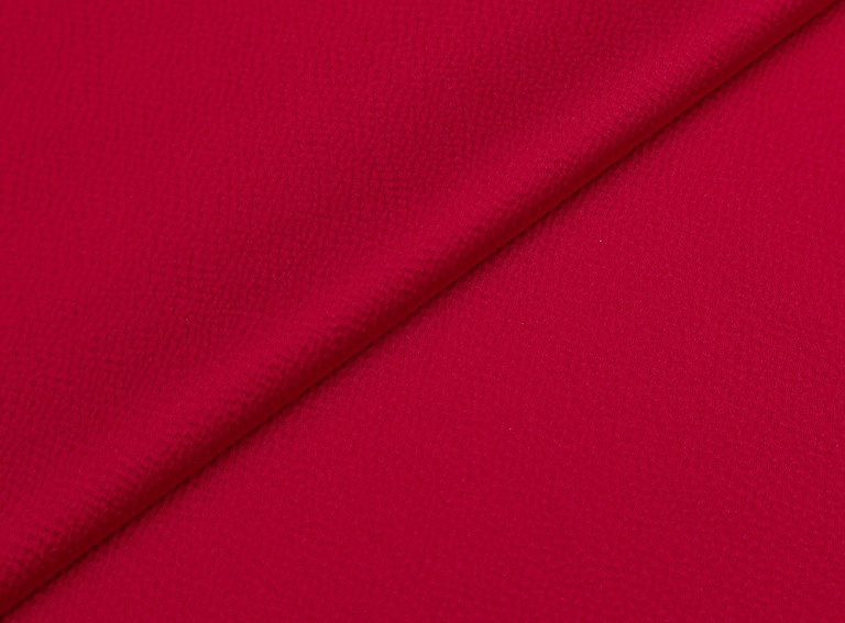 Фото ткани Натуральный шелк крэш, цвет - малиновый